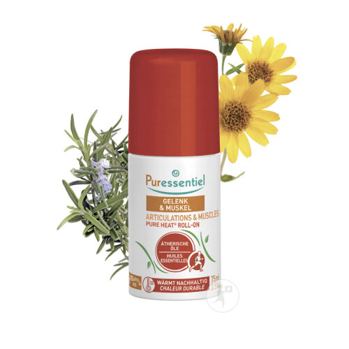 Puressentiel Articulations & Muscles Pure Heat Roller Aux Huiles Essentielles Roll-On 75ml-2