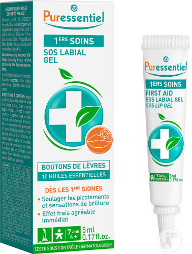 Puressentiel S.O.S Labial Gel Réparateur 5ml