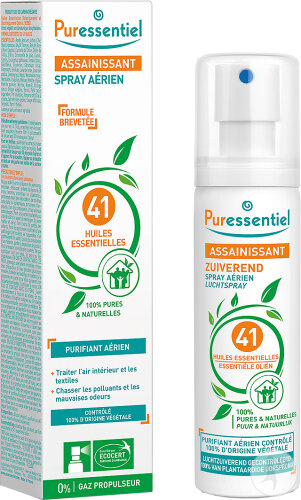 Puressentiel Spray Assainissant Purifiant 41 Huiles Essentielles 75ml