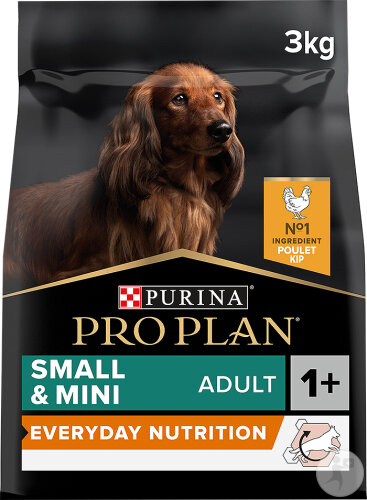 Pro Plan Everyday Nutrition Santé Au Quotidien Croquettes Pour Chien Adulte Small&Mini Poulet 3kg