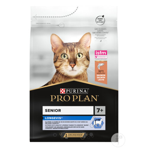 Pro Plan Longevis Santé Cognitive Croquettes Pour Chat Senior 7 Ans Et Plus Saumon 3kg-2