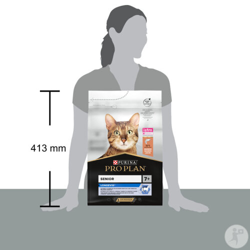 Pro Plan Longevis Santé Cognitive Croquettes Pour Chat Senior 7 Ans Et Plus Saumon 3kg-4