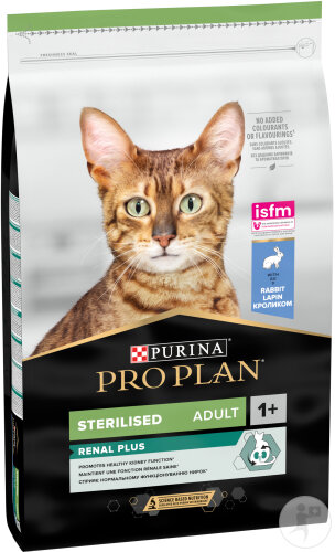 Pro Plan Renal Plus Pour Des Reins En Bonne Santé Croquettes Pour Chat Adulte Stérilisé Lapin 10kg
