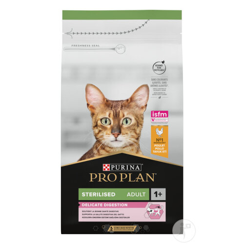 Pro Plan Sensitive Digestion Croquettes Pour Chat Adulte Sterilisé Poulet 1,5kg-2