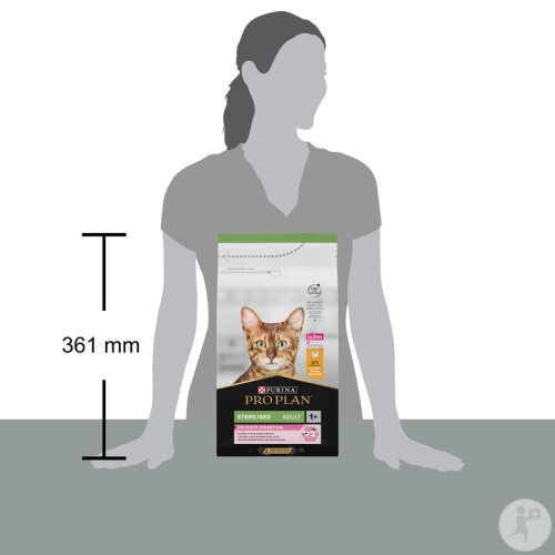Pro Plan Sensitive Digestion Croquettes Pour Chat Adulte Sterilisé Poulet 1,5kg-4