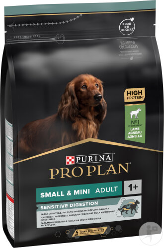 Pro Plan Sensitive Digestion Croquettes Pour Chien Adulte Small&Mini Agneau 3kg