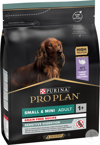 Pro Plan Sensitive Digestion Croquettes Pour Chien Adulte Small&Mini Dinde 2,5kg
