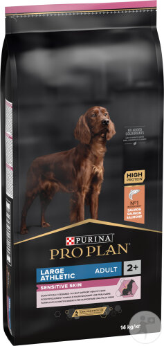 Pro Plan Sensitive Skin Pour Peau Sensible Croquettes Pour Chien Adulte Large Sportif Saumon14kg