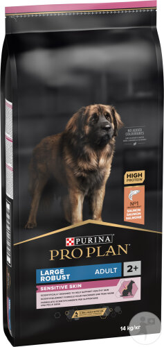 Pro Plan Sensitive Skin Pour Peau Sensible Croquettes Pour Chien Adulte Large Robust Saumon 14kg