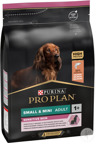 Pro Plan Sensitive Skin Pour Peau Sensible Croquettes Pour Chien Adulte Small&Mini Saumon 3kg