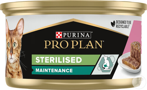 Pro Plan Sterilised Pâtée Pour Chat Adulte Stérilisé Saumon Et Thon 85g