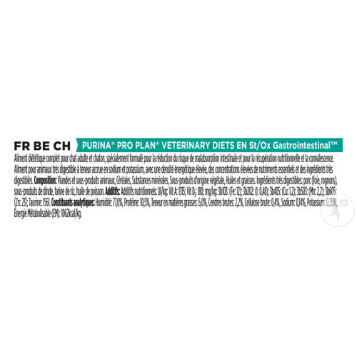 Purina Pro Plan Veterinary Diets EN Gastrointestinal Mousse Pour Chat 195g-4