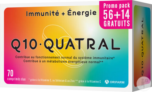 Q10-Quatral Promo Pack 56 Comprimés + 14 Gratuits