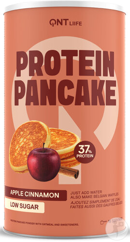 QNT Liife Protein Pancake Low Sugar Pomme Cannelle Pot 500g