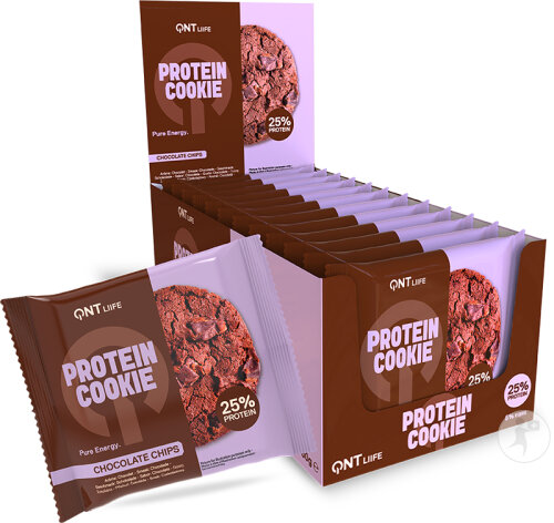 QNT Protein Cookies Chocolate Chips 12x60g
