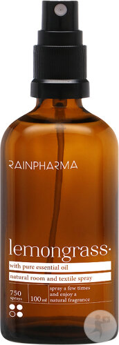 RainPharma Room Spray Lemongrass Parfum D’Ambiance Naturel Concentré Spray 100ml