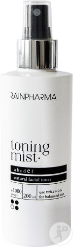 RainPharma Toning Mist Tonique Visage Rééquilibrant Le pH Spray 200ml