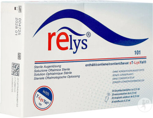 Relys Solution Ophtalmique Sterile 20x0,35ml