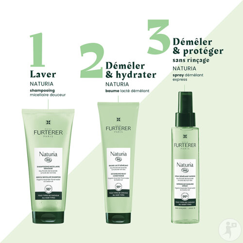 René Furterer Naturia Shampoing Micellaire Douceur Extra-Doux Tous Types De Cheveux 200ml-5