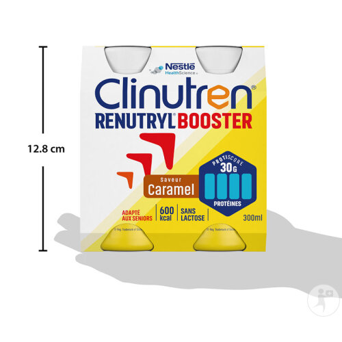 Clinutren Renutryl Booster Nutriment Saveur Caramel 4x300ml-3