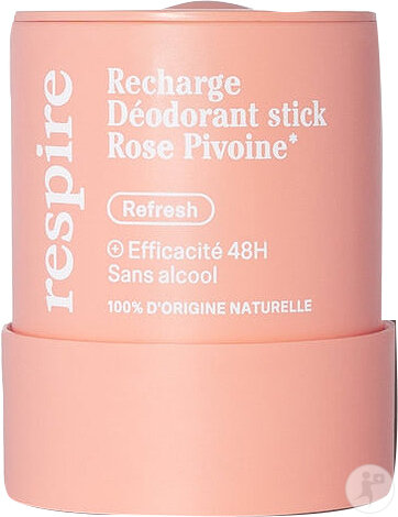 Respire Recharge Déodorant Stick Rose Pivoine 50g