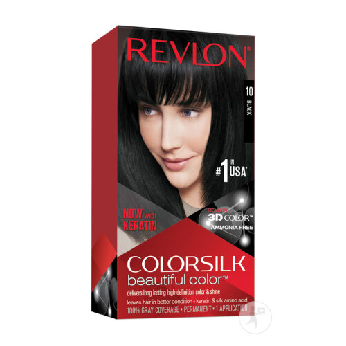 Revlon Colorsilk N°10 Black 1 Kit-2