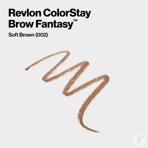 Revlon Crayon & Gel Sourcils Colorstay Brow Fantasy N°102 Soft Brown 5ml-2