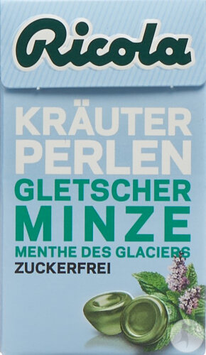 Ricola Bonbons Sans Sucre Menthe Des Glaciers Boîte 25g