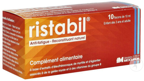 Ristabil Complément Aliment Antiasthénique Immunostimulant Solution Buvable 10x10ml