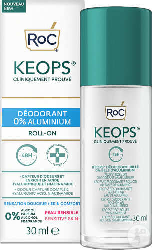 RoC Keops 0% Aluminium Deo Roll-On 30ml