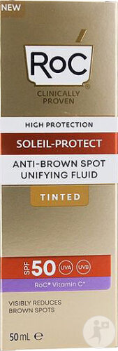 RoC Soleil Protect Fluide Anti-Taches Brunes IP50 Teinté 50ml
