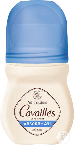 Rogé Cavaillès Déodorant Absorb+ Anti-Transpiration Et Odeurs Invisible 48H Roll-On 50ml