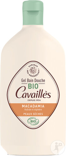 Rogé Cavaillès Gel Bain Douche Macadamia Peaux Sèches Bio 400ml