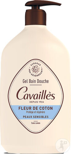 Rogé Cavaillès Gel Bain Et Douche Surgras Actif Fleur De Coton Peaux Sensibles Flacon 1l