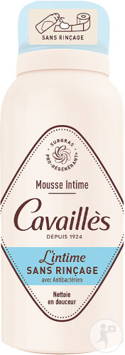 Rogé Cavaillès Mousse Hygiène Intime Sans Rinçage Avec Antibactérien 100ml