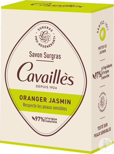 Rogé Cavaillès Savon Surgras Oranger Jasmin Peaux Sèches 100g