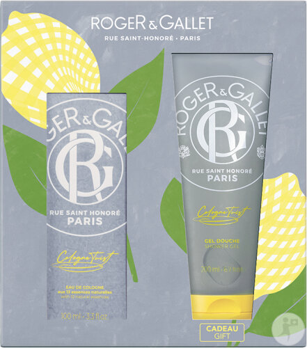 Roger&Gallet Coffret Fête Des Pères Cologne Twist 100ml Et Son Gel Douche 200ml