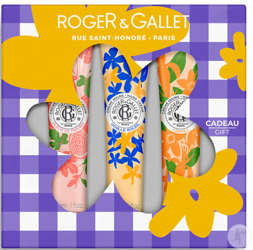 Roger&Gallet Coffret Trio Crèmes Mains Fleur De Figuier/Vanille Soleil/Néroli 30ml