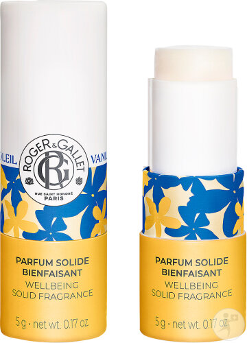 Roger&Gallet Vanille Soleil Parfum Solide Bienfaisant 5g