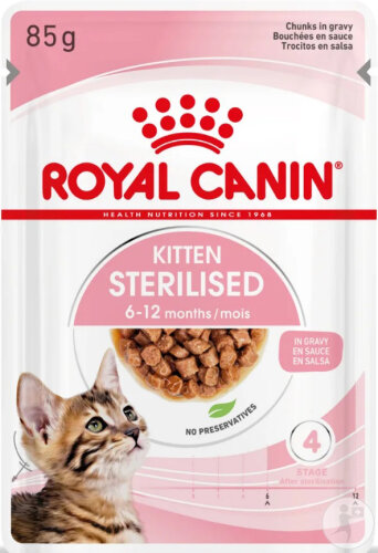 Royal Canin Cat Kitten Sterilised Jelly Wet 12x85g
