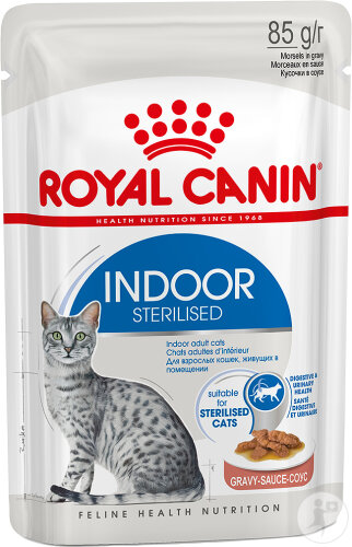 Royal Canin Feline Health Nutrition Indoor In Gravy 12x85g