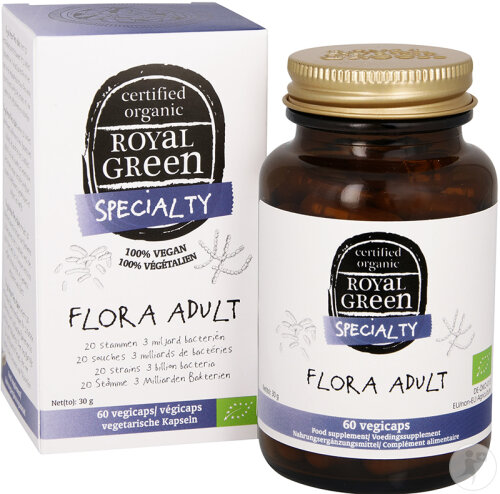 Royal Green Flora Adult 60 Vegicaps