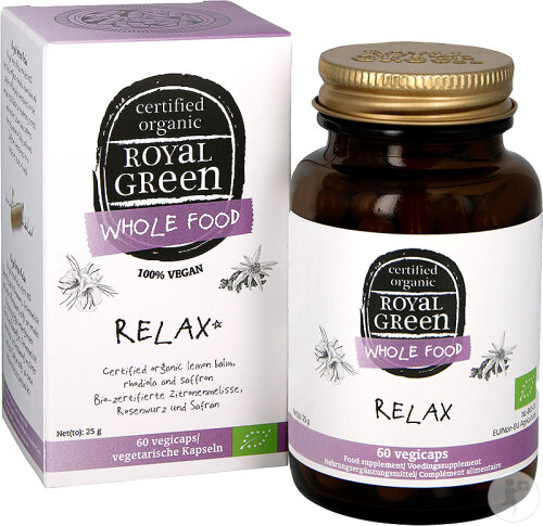 Royal Green Relax 60 Capsules Végétales