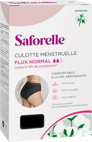 Saforelle Culotte Menstruelle Flux Normal T42 1 Pièce