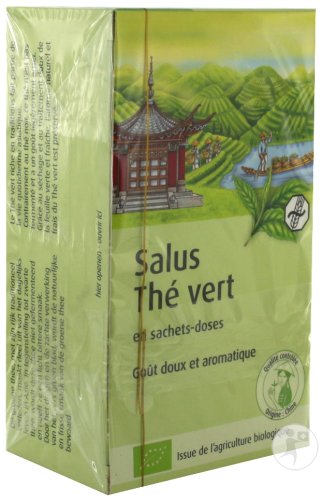 Salus Infusion Thé Vert Bio 15 Sachets