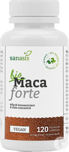Sanasis Bio Maca Forte 120 Capsules