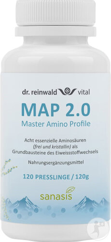 Sanasis Map 2.0 Master Amino Pattern 120 Comprimés
