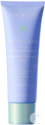 Sanoflore Hydra Ciana  Fluide Hydratant Apaisant Tube 50ml