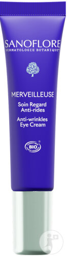 Sanoflore Regard Merveilleux Crème Contour Yeux Lissante Anti-Âge Toutes Peaux Tube 15ml