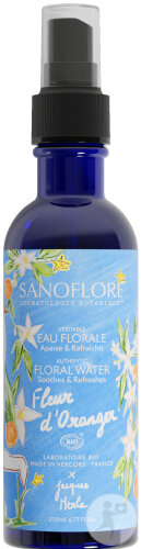 Sanoflore Véritable Eau Florale De Fleur D'Oranger Bigaradier Peaux Sèches Sensibles Spray 200ml
